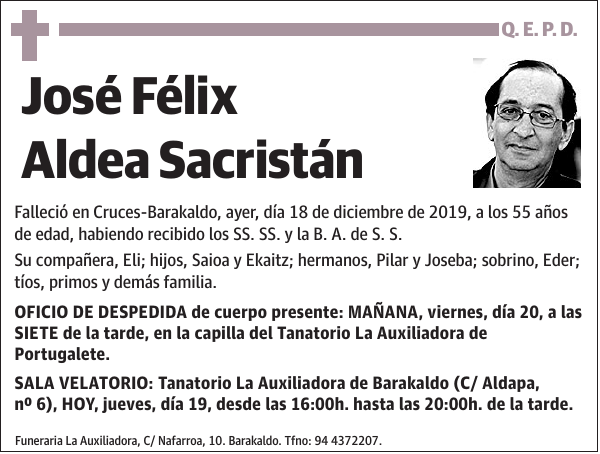 José Félix Aldea Sacristán