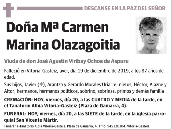 Mª Carmen Marina Olazagoitia