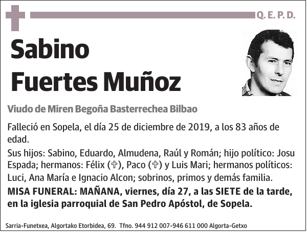 Sabino Fuertes Muñoz