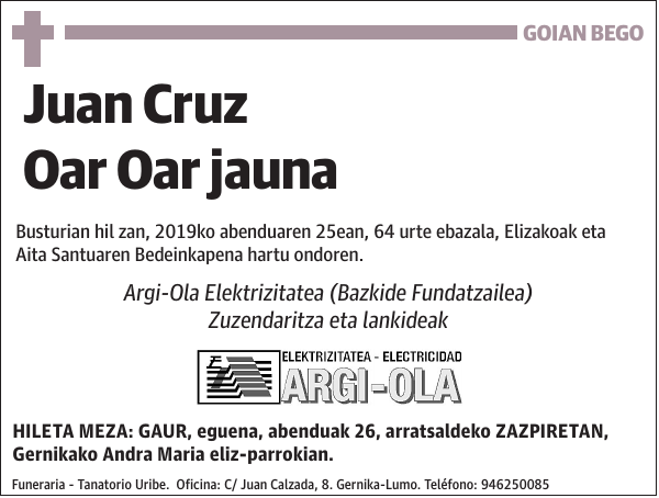 Juan Cruz Oar Oar