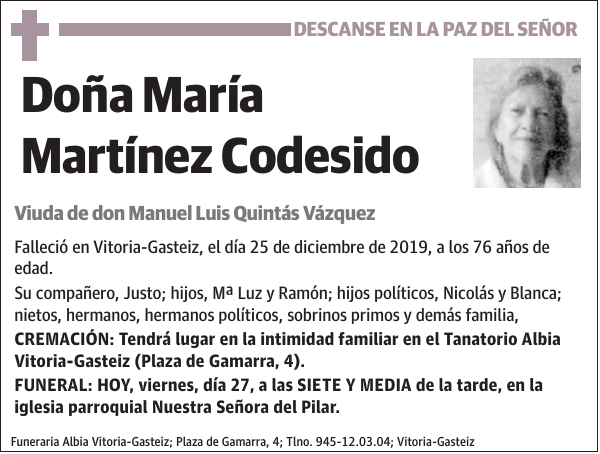 María Martínez Codesido