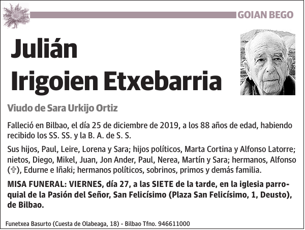 Julián Irigoien Etxebarria