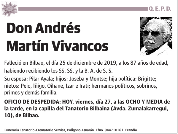 Andrés Martín Vivancos