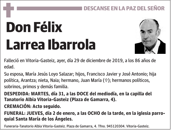 Félix Larrea Ibarrola