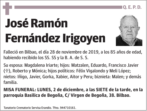 José Ramón Fernández Irigoyen