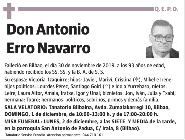 Antonio Erro Navarro