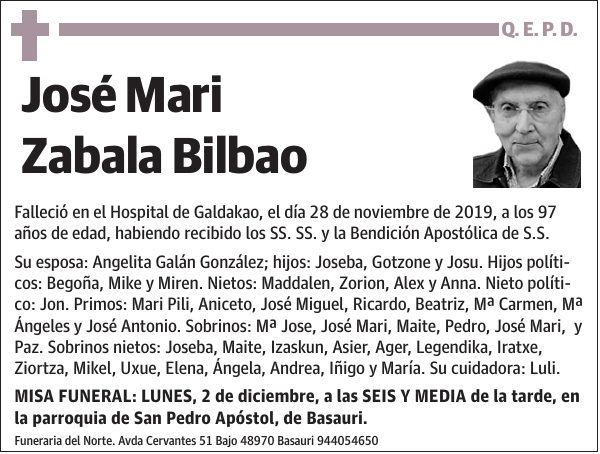 José Mari Zabala Bilbao