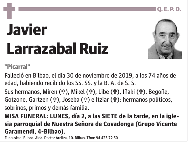 Javier Larrazabal Ruiz