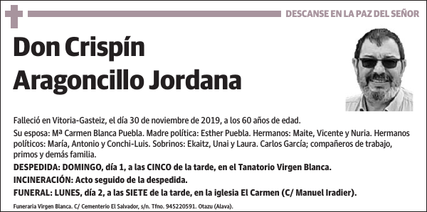 Crispín Aragoncillo Jordana