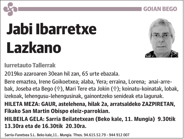 Jabi Ibarretxe Lazkano