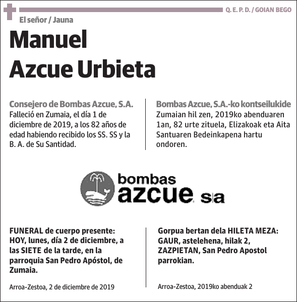 Manuel Azcue Urbieta