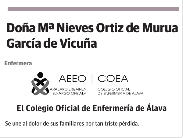 Mª Nieves Ortiz de Murua García de Vicuña