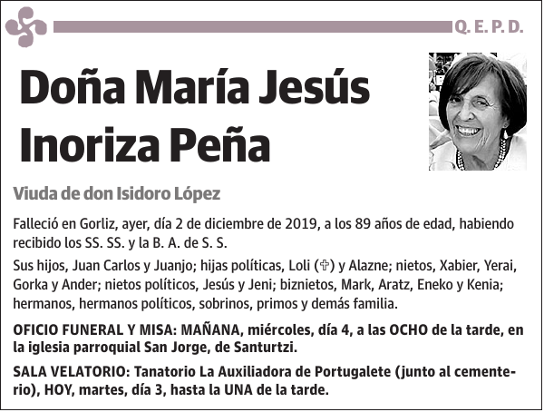 María Jesús Inoriza Peña