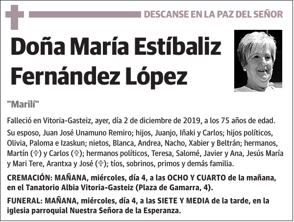 María Estíbaliz Fernández López