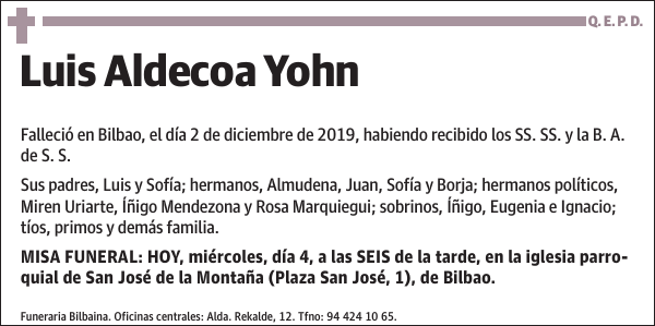 Luis Aldecoa Yohn