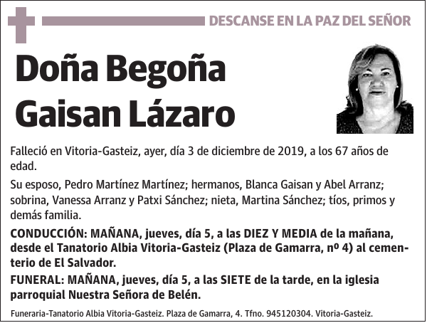 Begoña Gaisan Lázaro