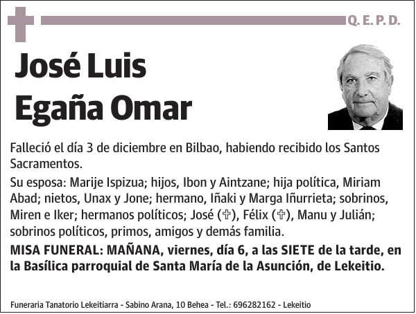 José Luis Egaña Omar