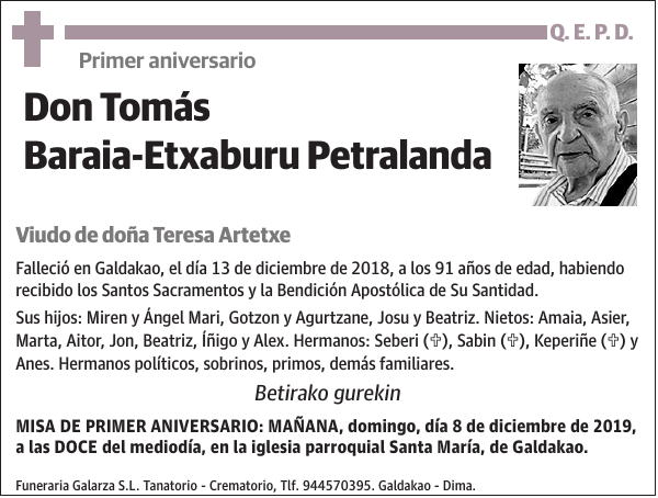 Tomás Baraia-Etxaburu Petralanda