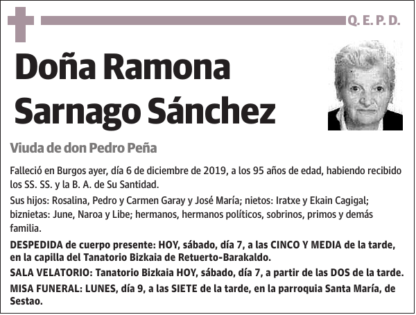 Ramona Sarnago Sánchez