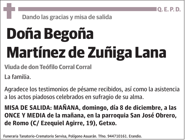 Begoña Martínez de Zuñiga Lana