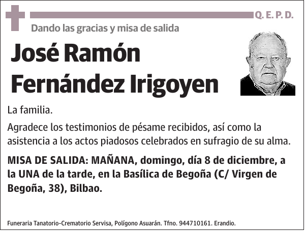 José Ramón Fernández Irigoyen