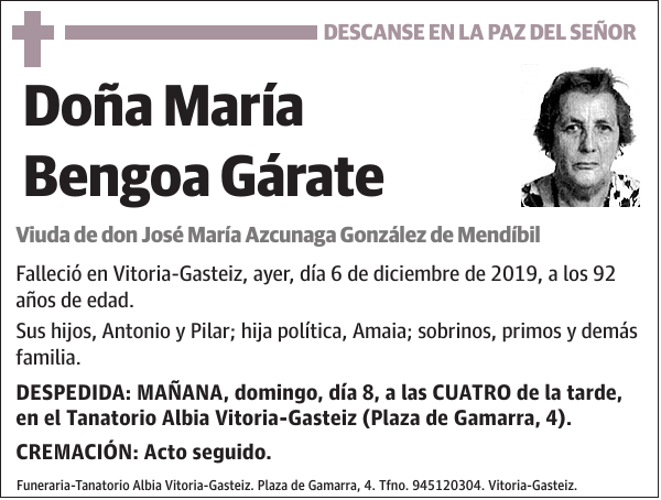 María Bengoa Gárate