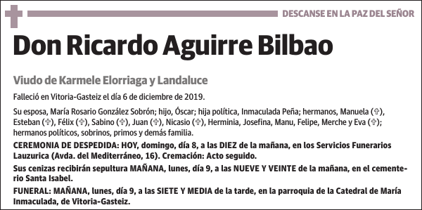 Ricardo Aguirre Bilbao