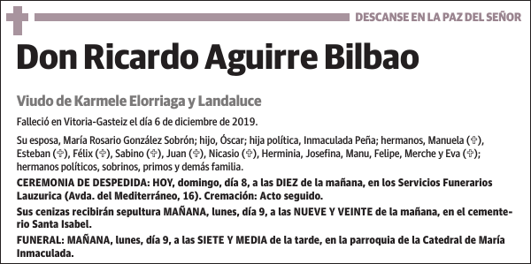 Ricardo Aguirre Bilbao