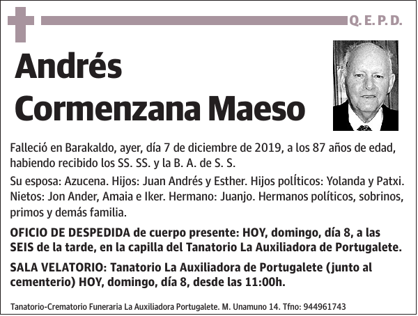 Andrés Cormenzana Maeso