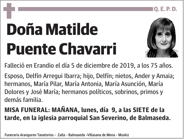 Matilde Puente Chavarri