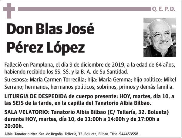 Blas José Pérez López