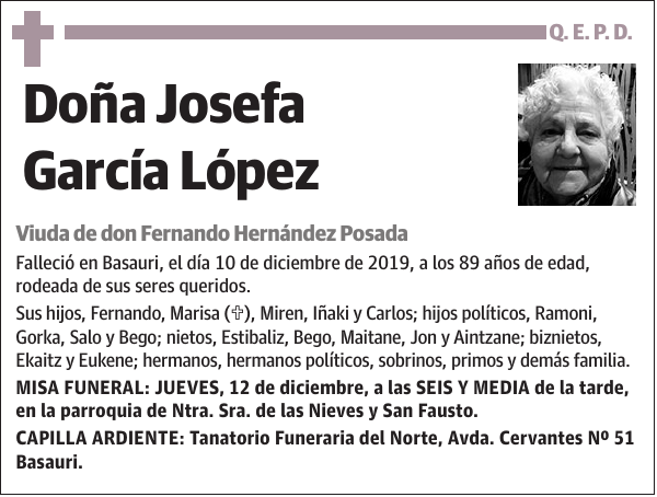 Josefa García López