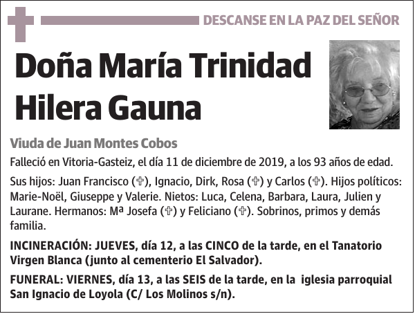María Trinidad Hilera Gauna