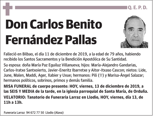 Carlos Benito Fernández Pallas