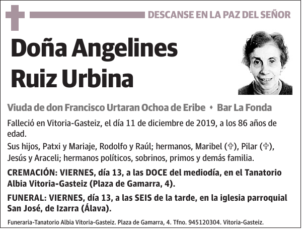 Angelines Ruiz Urbina