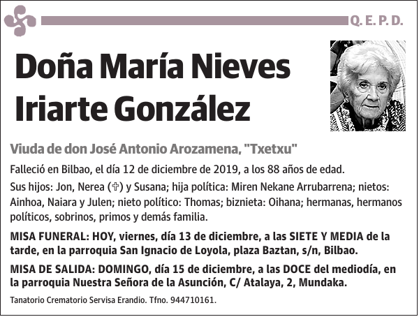 María Nieves Iriarte González