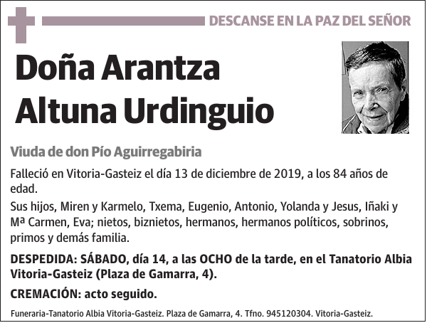 Arantza Altuna Urdinguio