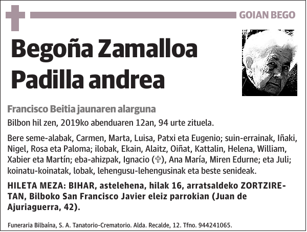 Begoña Zamalloa Padilla