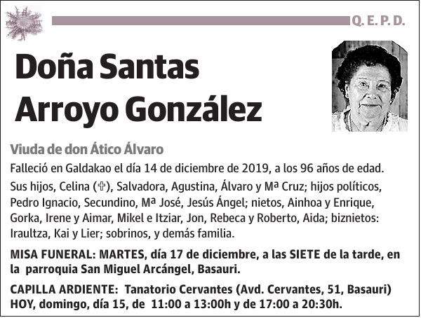 Santas Arroyo González