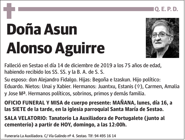 Asun Alonso Aguirre