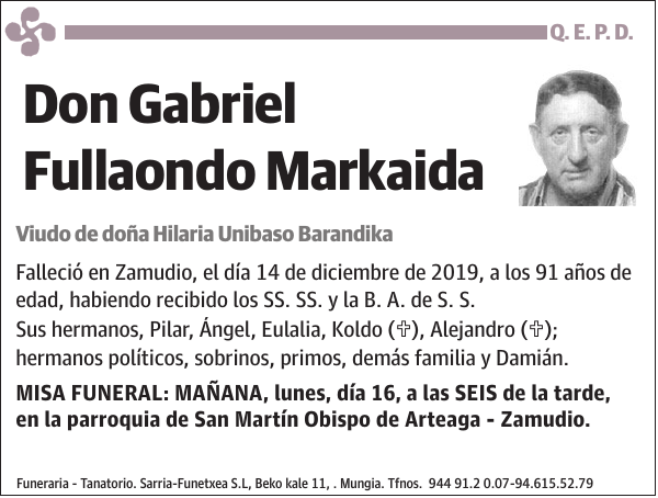 Gabriel Fullaondo Markaida