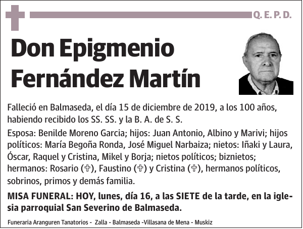 Epigmenio Fernández Martín