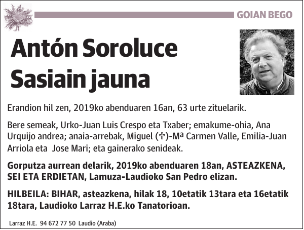 Antón Soroluce Sasiain