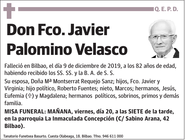 Fco. Javier Palomino Velasco