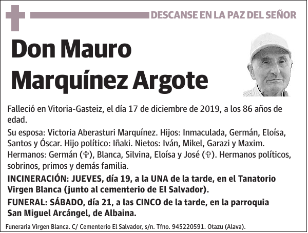 Mauro Marquínez Argote