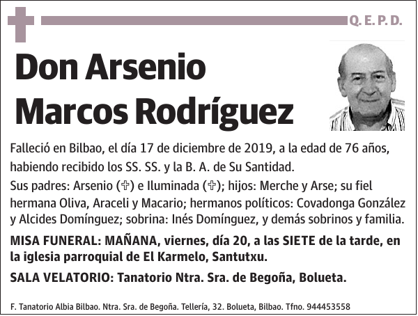 Arsenio Marcos Rodríguez