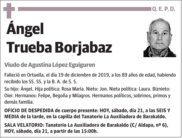 Ángel Trueba Borjabaz