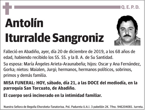 Antolín Iturralde Sangroniz