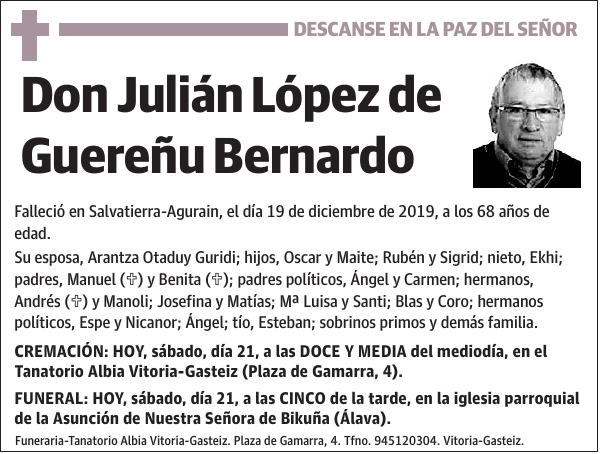Julián López de Guereñu Bernardo