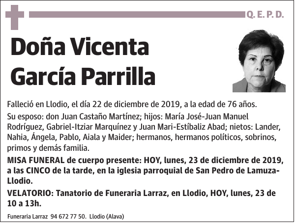 Vicenta García Parrilla